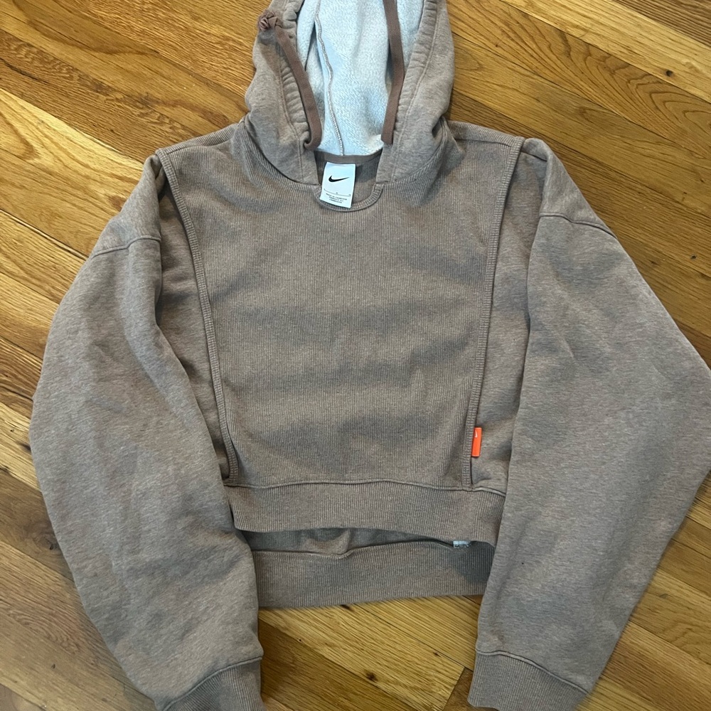 Nike Tan Hoodie with Cozy Lining